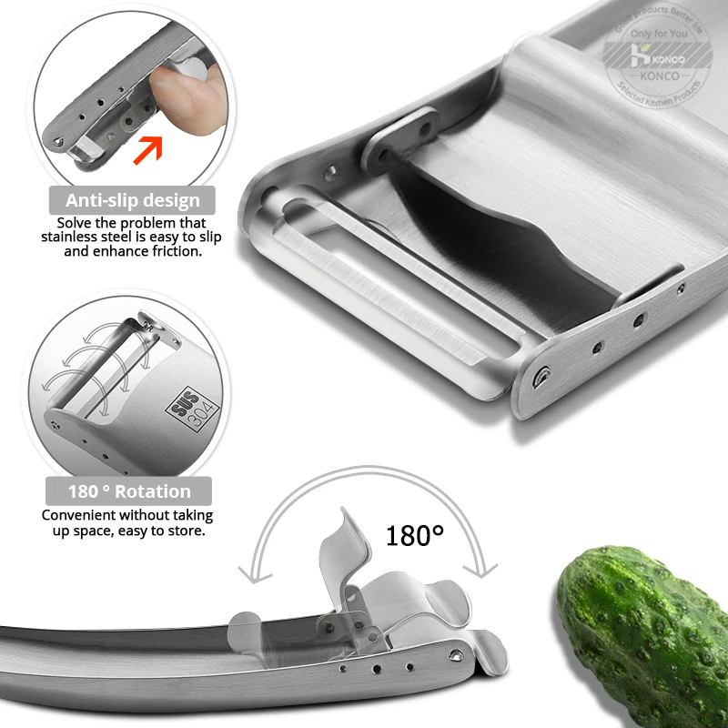 304 Stainless Steel Peeler,Fruit and Vegetable Peeler Zester ,Kitchen Accessories,Potato Slicer Peeler Kitchen Gadgets