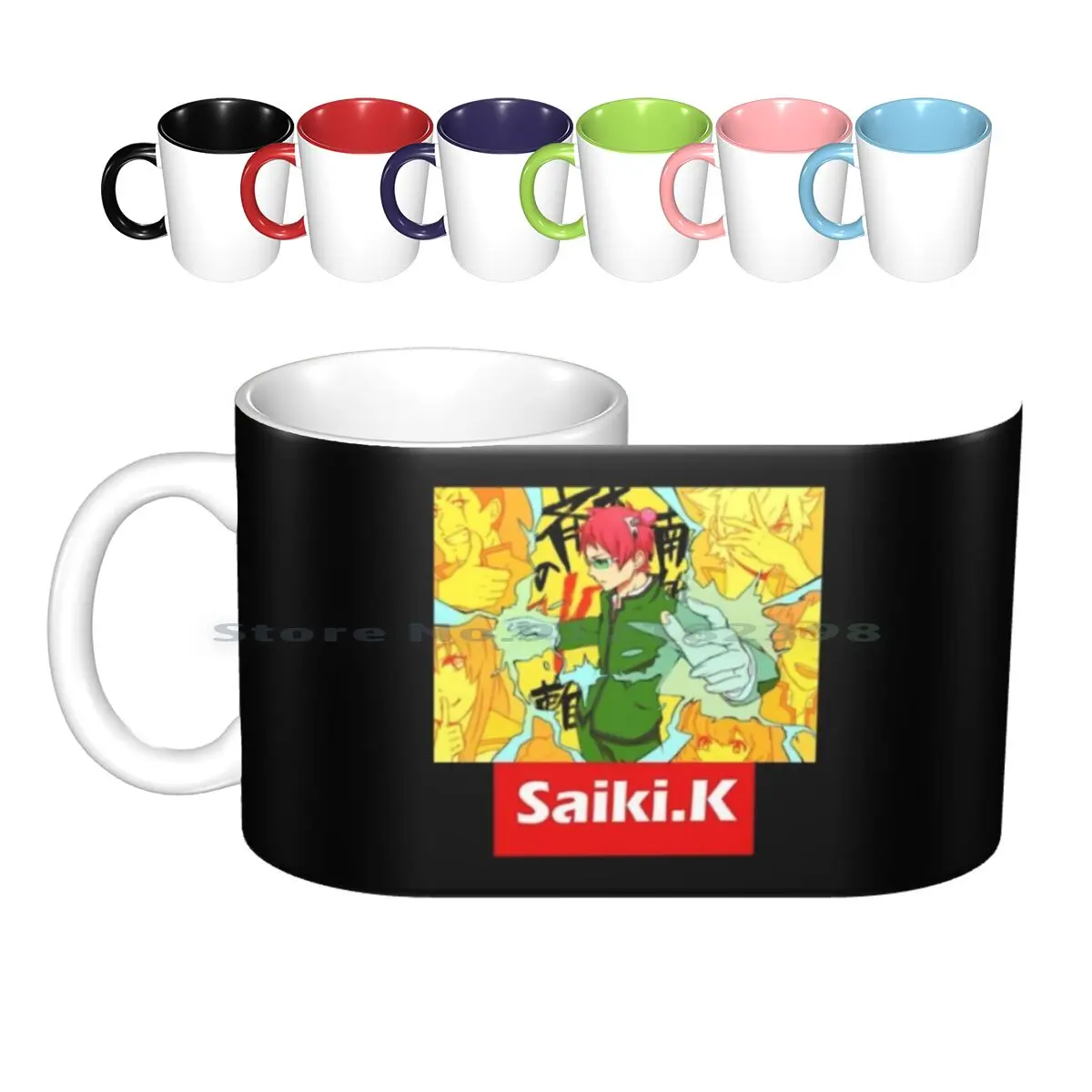 Saiki K Ceramic Mugs Coffee Cups Milk Tea Mug The Disastrous Life Of Saiki K Saiki K The Disastrous Life Of Saiki K Anime Saiki