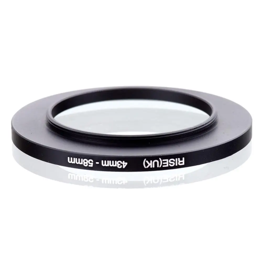 RISE(UK) 43mm-58mm 43-58mm 43-58 스텝 업 필터 링 어댑터