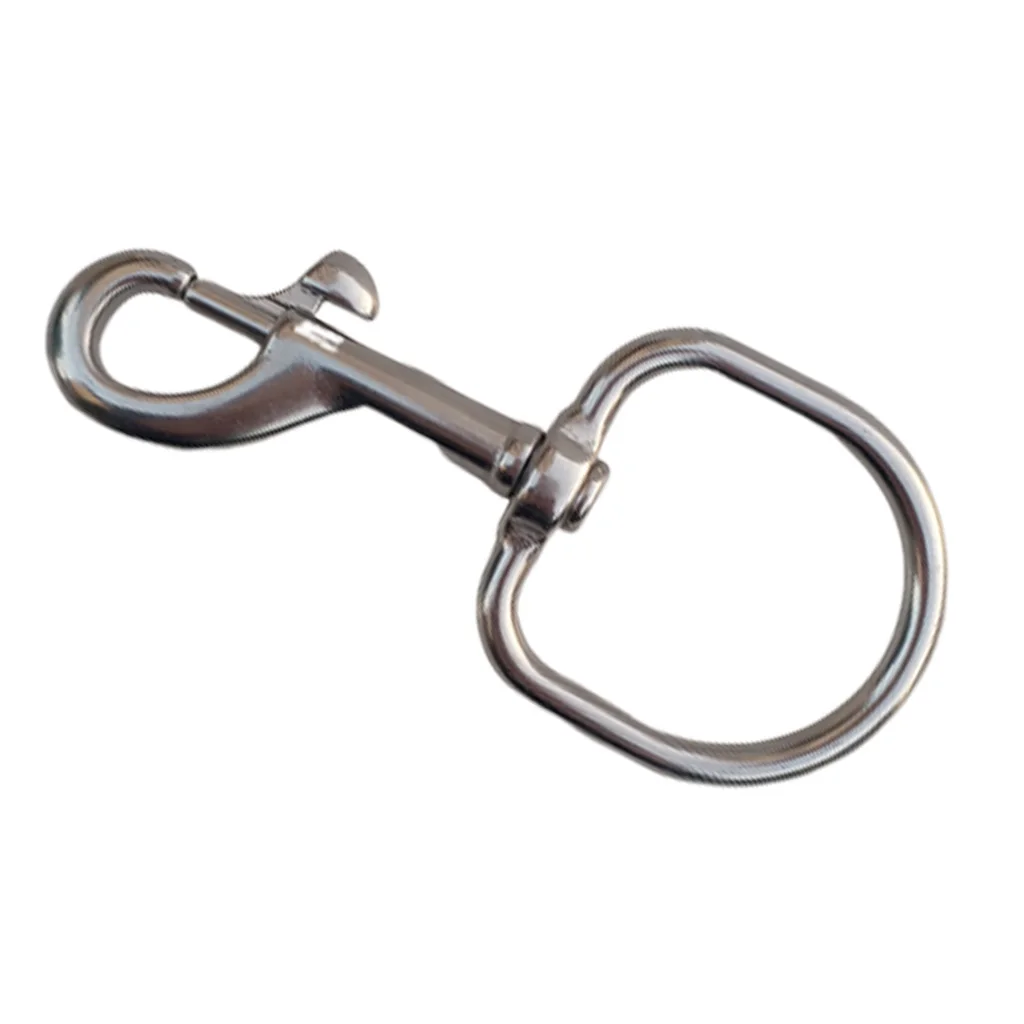 316 Stainless Steel Swivel Eye Bolt Snap Spring Hook for Scuba Diving Marine Grade Scuba Diving Climbing Boat Hardware Camera