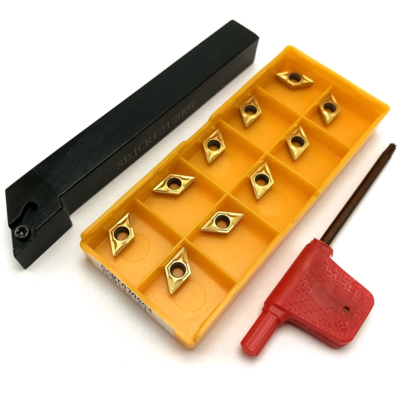 Muslimexmuslimah portautensili per tornitura interna per inserto in metallo duro DCMT070204 inserto per tornitura