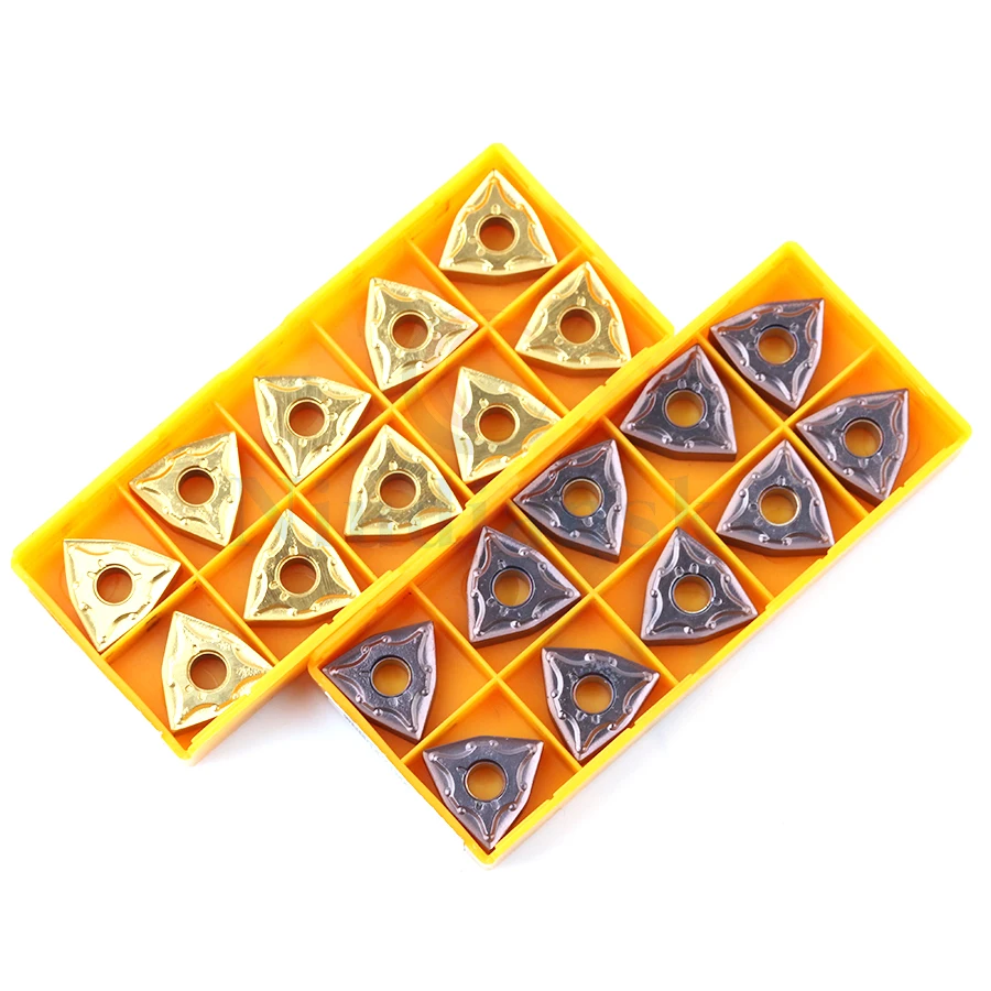 10pcs high quality WNMG080404 MA VP15TF WNMG080408 MA UE6020 US735 External turning tools Carbide CNC lathe tool turning inserts