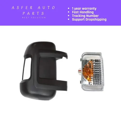 Fit For Citroen Jumper Peugeot Boxer Fiat Ducato Mirror Cover and Signal Right Left 2 Pcs Set Car Accessories High Quality