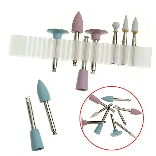 

Dental Silicone Grinding Heads Composite Polishing for Low-Speed Handpiece Contra Angle Kit Ra0309 Oral Polishing Kits