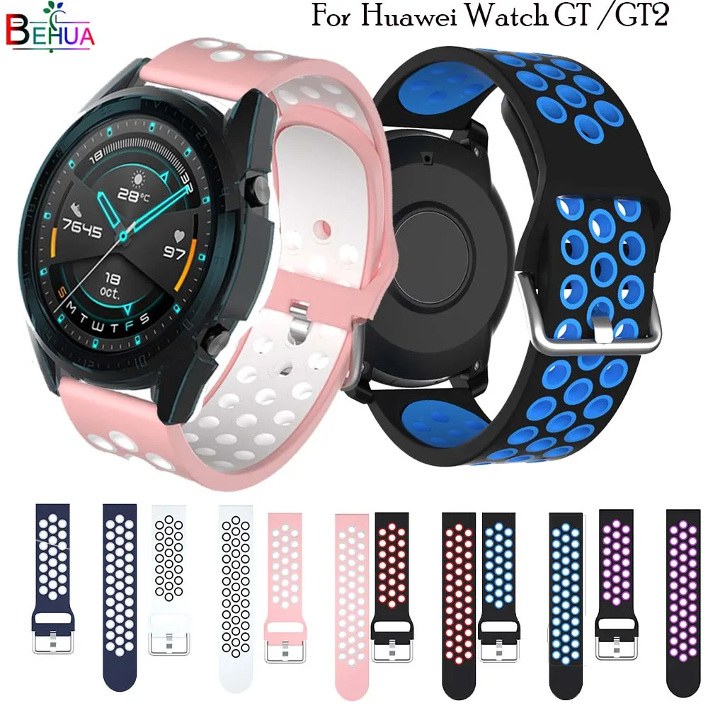 Sport 22MM For Huawei watch GT GT2 strap smart watch Replacement watchband wristband For HUAWEI honor magic bracelet Accessories