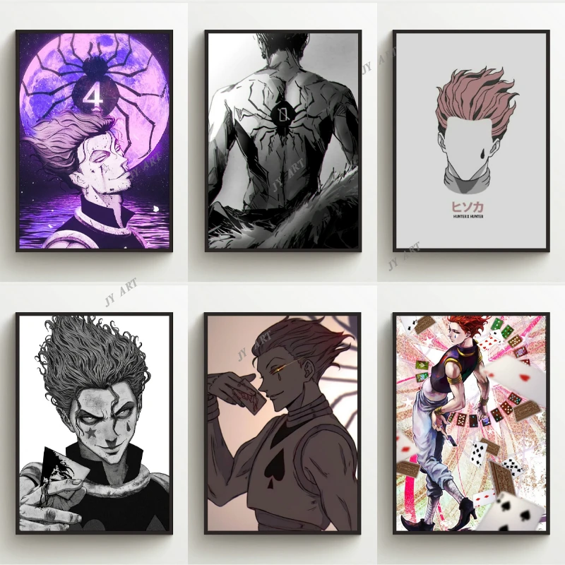 Anime Posters Hunter X Hunter Hisoka Morow Canvas Poster  Print Wall Painting Nordic Minimalist Art Picture Dining Room Decor