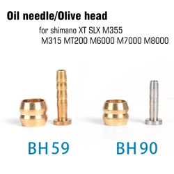 10set BH90 BH59 Bicycle Brake Hose MTB Hydraulic Disc Brake Olive Connect Insert For Shimano Hydraulic Disc Brake Cable