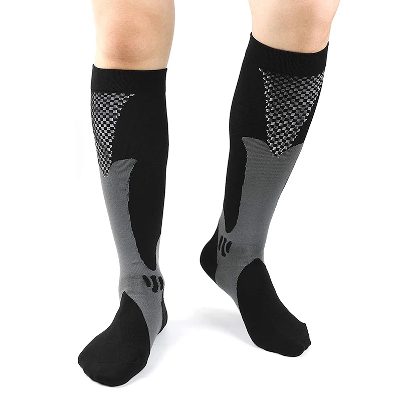 Brothock Medical Sport Compression Socks Men and Women 20-30mmHg Run verpleegkundige sokken voor spataderen met fietsende reissokken