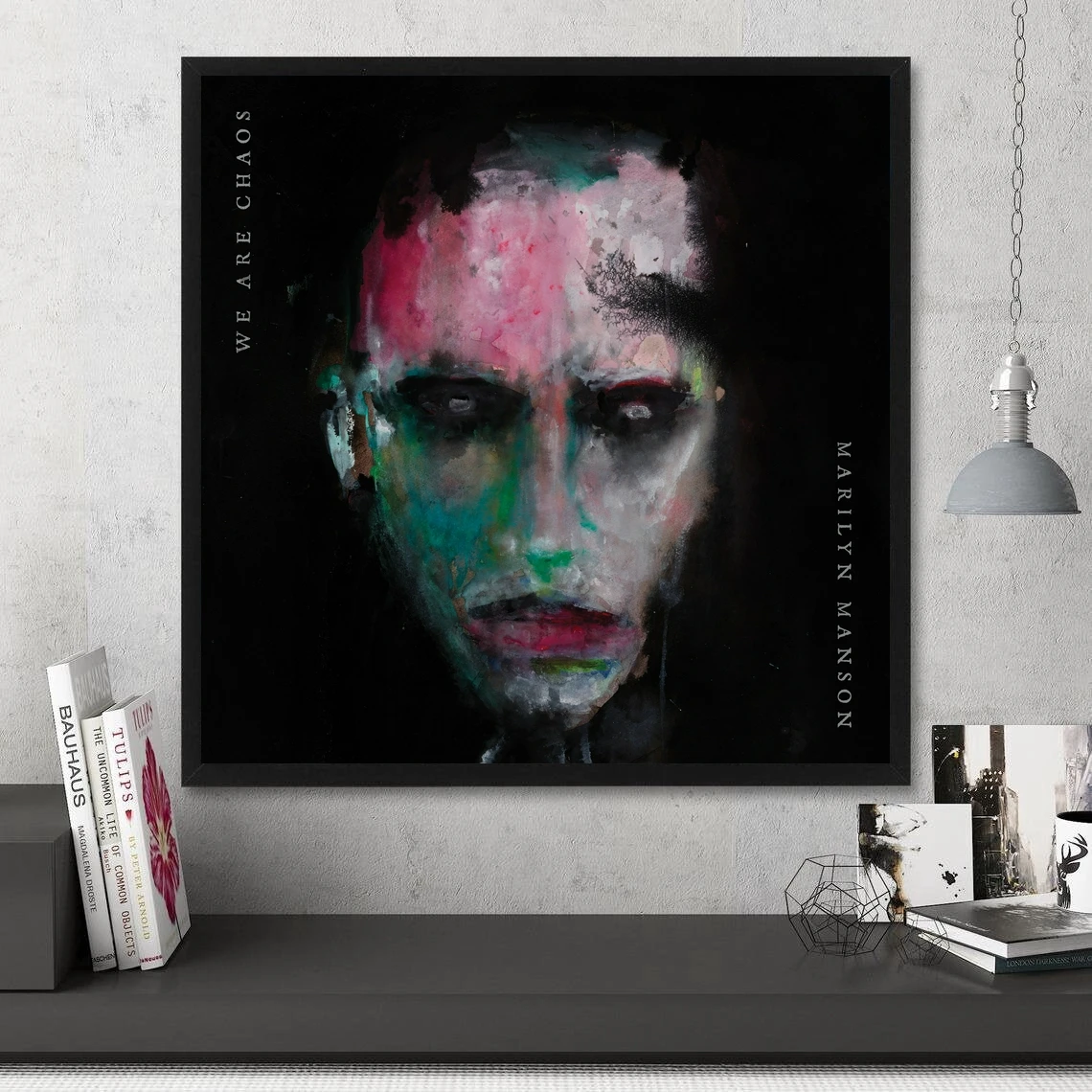 Marilyn Manson We Are Chaos Music Album Poster Canvas Print Home Decoration Wall Painting ( No Frame )