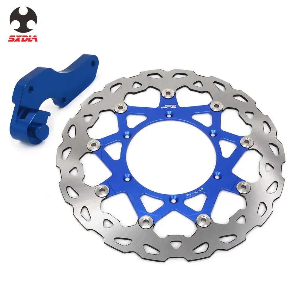 Motorcycle 320MM Floating Brake Discs Rotor Bracket Adaptor For YAMAHA YZ125 WR125 WR250 WR250F YZ250 YZ250F WR YZ 400F 426F