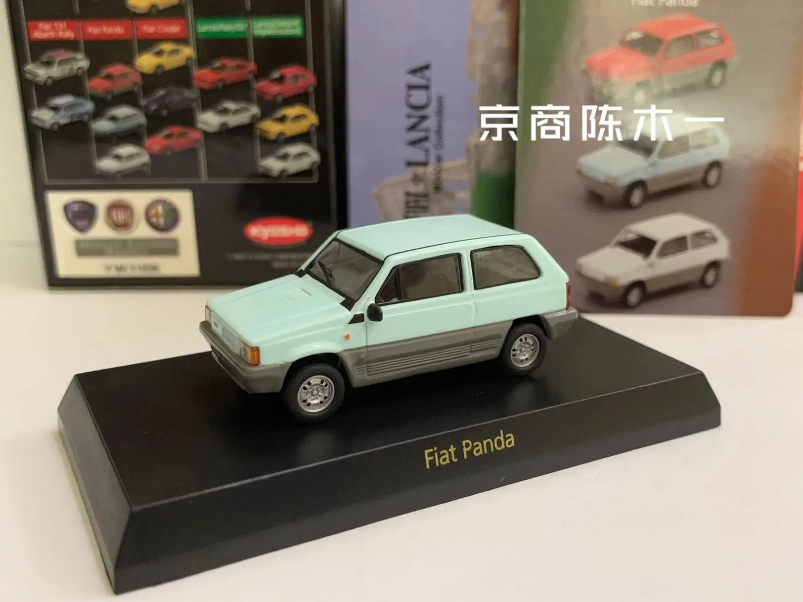 

1/64 KYOSHO Fiat Panda LM F1 RACING Коллекция литых под давлением сплавов, декоративная модель автомобиля, игрушки