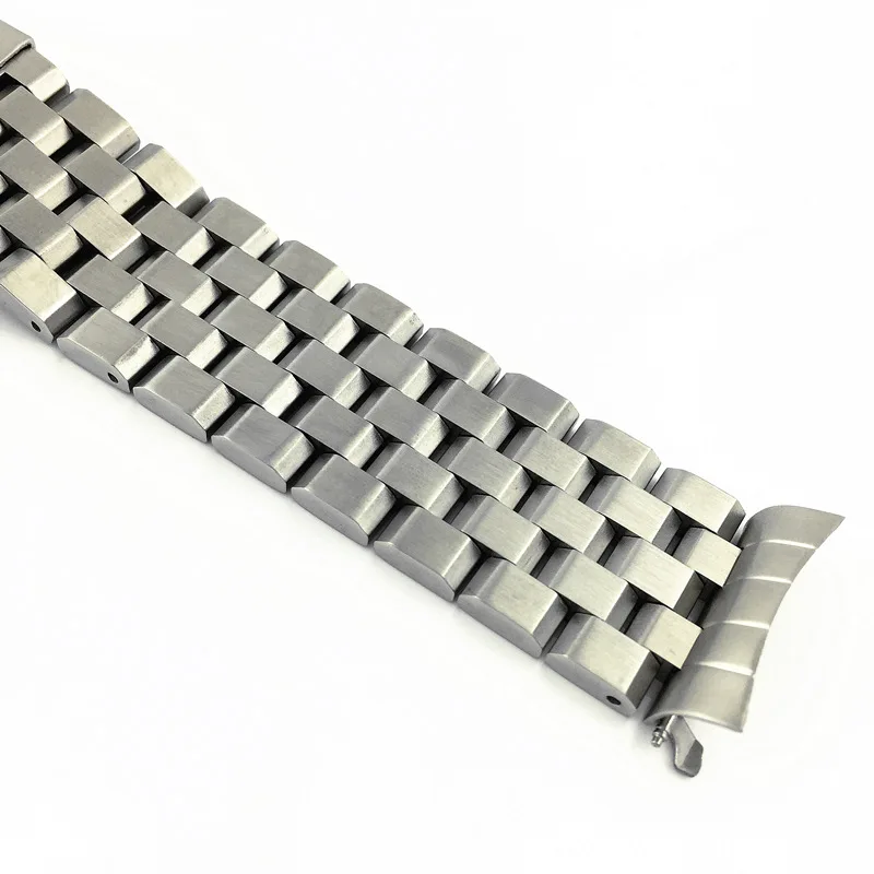 22mm Silver Stainless Steel strap for Seiko Abalone SRP773 SRP775 SRP777 SRPA21 Curved end Bracelet Strap watchbands