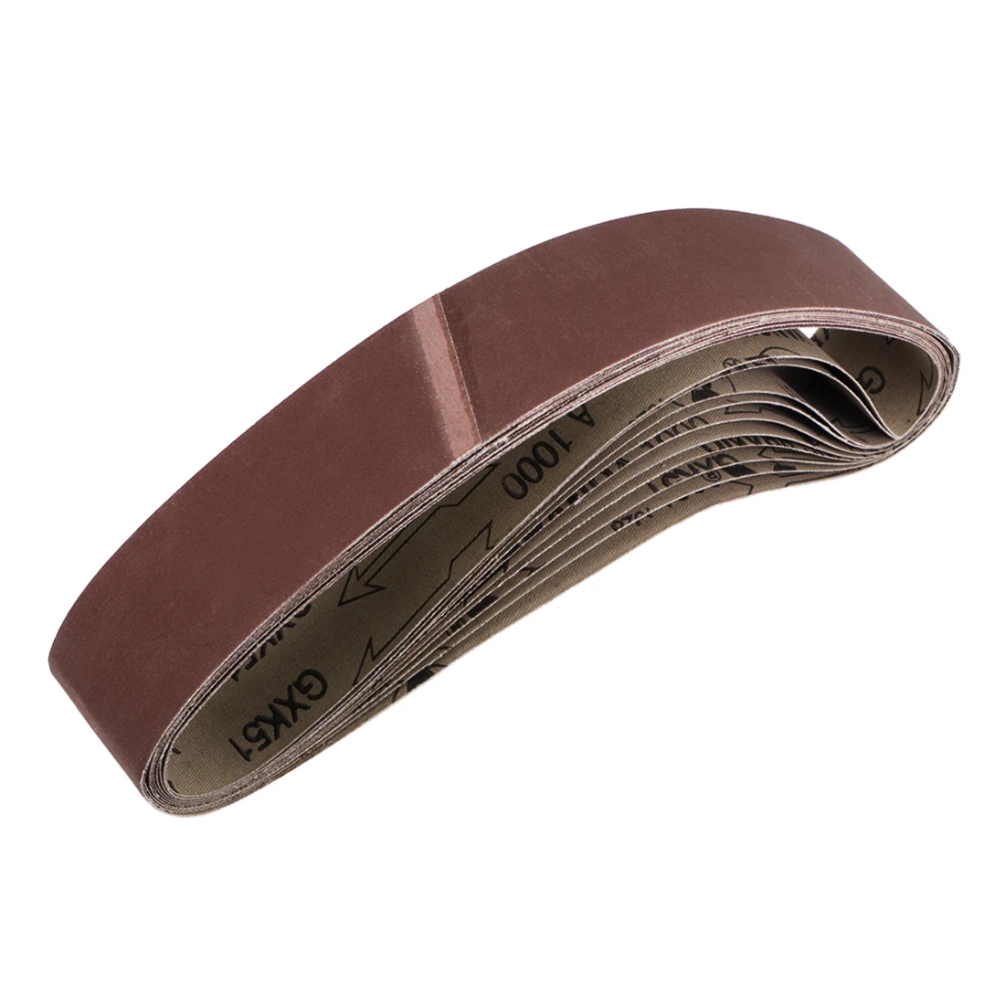 

uxcell 10pcs 1000 Grit Abrasive Sanding Belt 2-inch x 27-inch(50mmx686mm) Aluminum Oxide Sander Belt