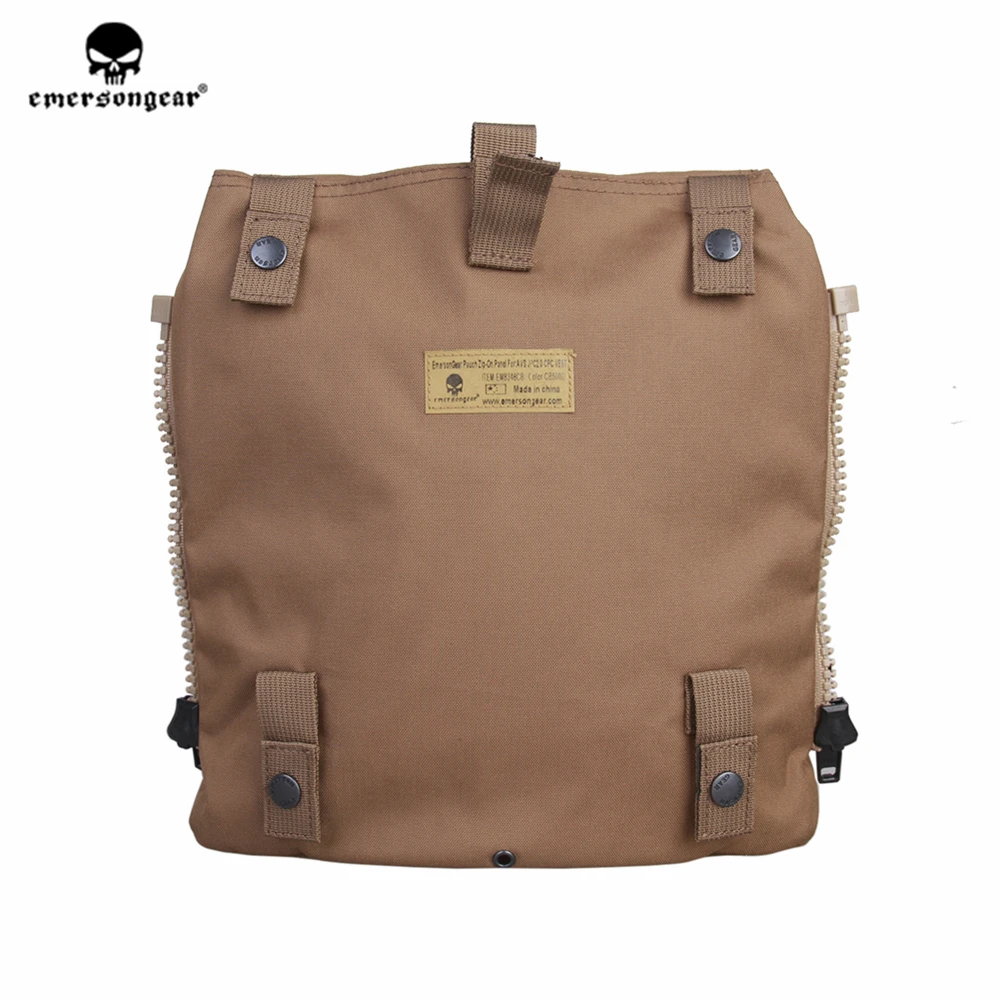 Imagem -05 - Emersongear Bolsa Tática Zip-on Painel Placa Transportadora Bolsa Mochila Bolsa Avs Jpc 2.0 Cpc Colete Tático Mochila Bolsa