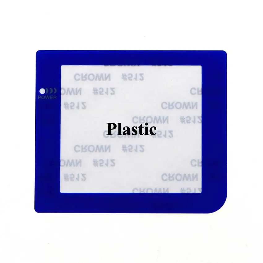 JCD plastikowy szklany obiektyw do GBP do szkła ekranu i soczewek do Gameboy kieszonkowy osłona obiektywu W/ Adhensiveparts