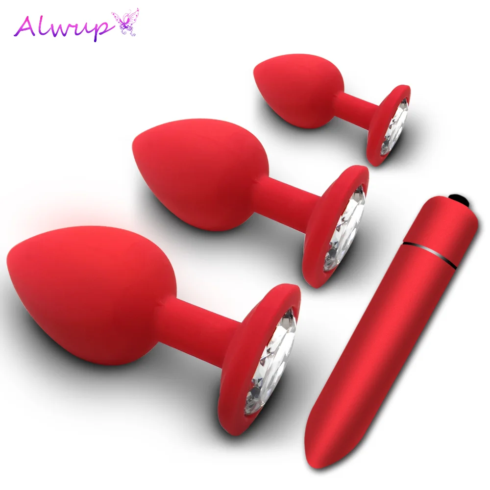 ซิลิโคนก้น Anal Butt Plug Prostate Massager ผู้ใหญ่เกย์ผลิตภัณฑ์ Anal Plug Mini เร้าอารมณ์ Bullet Vibrator ของเล่นสำหรับชายผู้หญิง