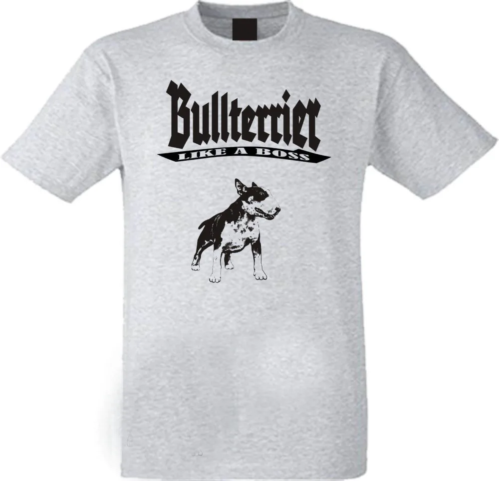 Bullterrier Bulldog American Staffordshire T Shirtunique Design Tops Tees Summer Men'S Hip Hop Street Extend Men Slim Fit