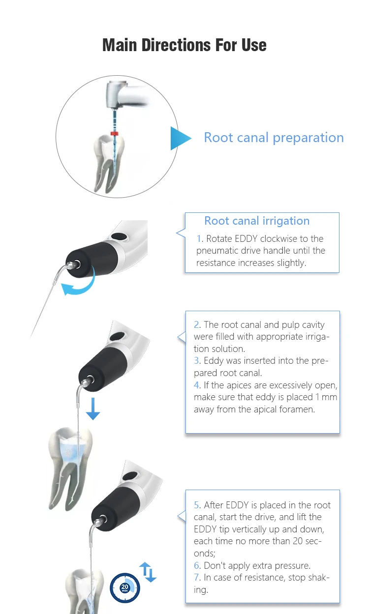 ULTRA X Ultrasonic activator tools dental sonic irrigator dentistry endo file sonic activator for root canal /dentistry tools