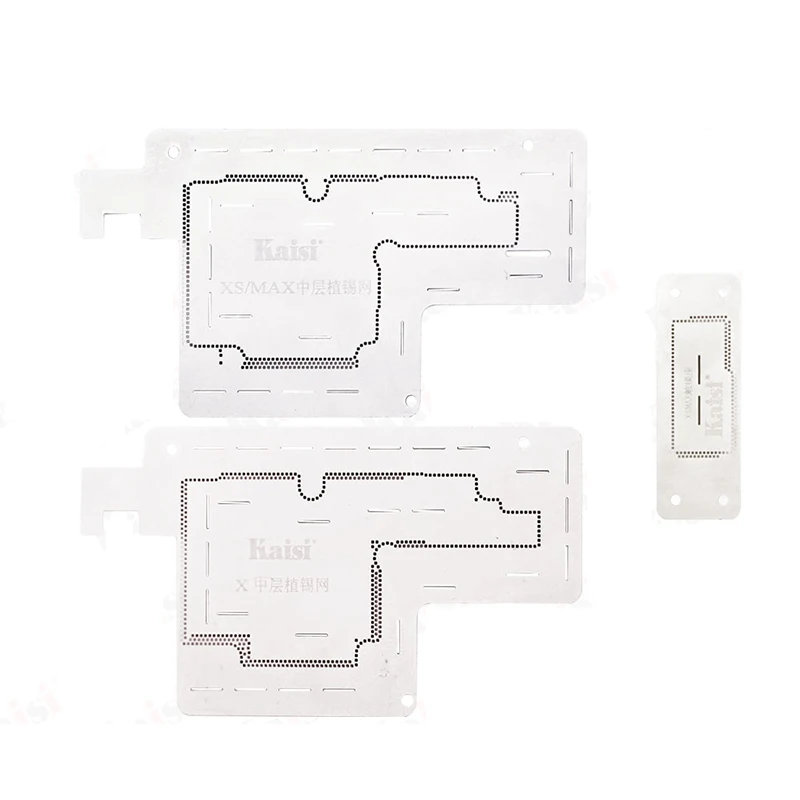 Kaisi plataforma de plantio de estanho, camada intermediária para telefone x xs xsmax 11 11pro 11promax bga, plataforma estêncil de reballing com estêncil