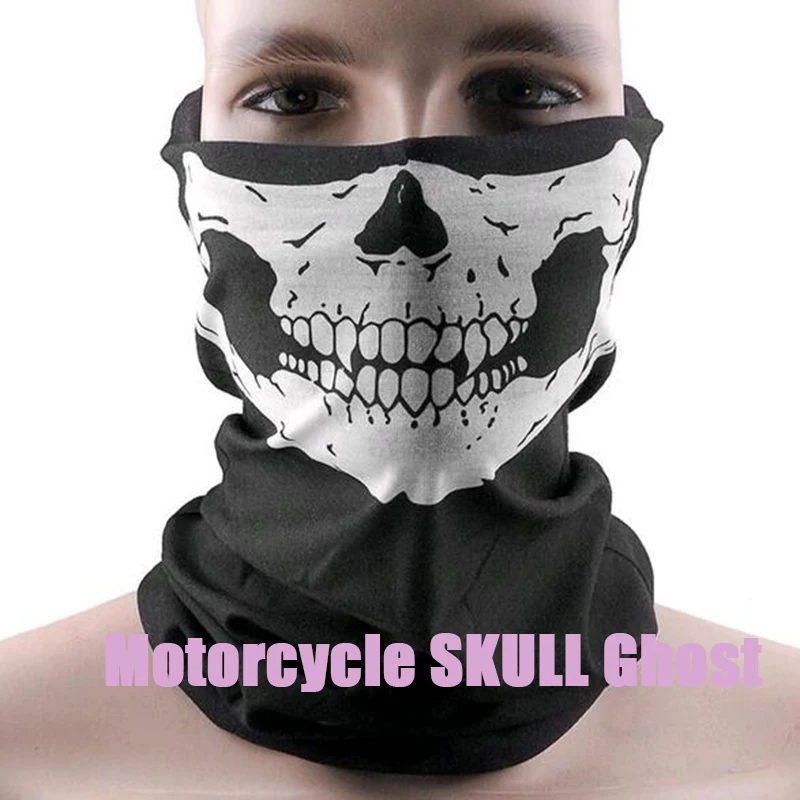 Motocykl czaszka maska ducha wiatroszczelna maska Outdoor Sports ciepłe czapki narciarskie Bicyle Bike kominiarki szalik Cool Ma