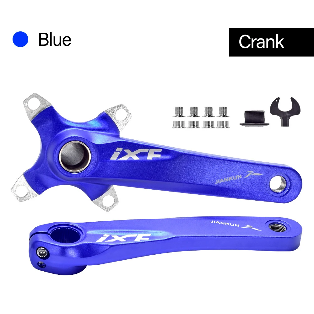 IXF MTB Crankset Bicycle Hollow Crank Aluminum Alloy Sprocket Mountain Cycling  Crankets MTB Bike Parts