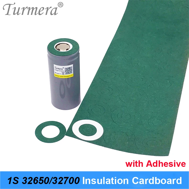 1S 32650 32700 Lifepo4 Battery Insulation Gasket Barley Paper 36 Pieces Insulating Glue Patch Positive Electrode Insulated Pad