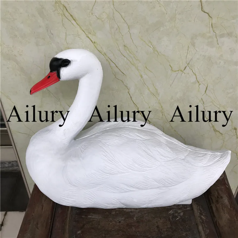 Only F White Swan,Colorful Duck Outdoor Garden Simulation Animals,Floating Decoration