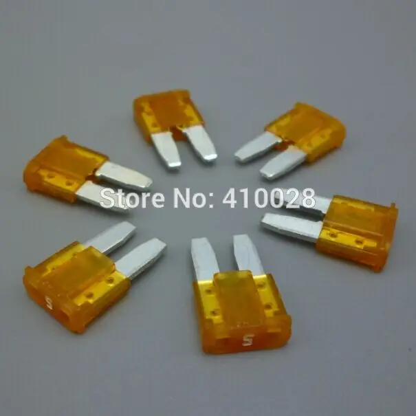 worldgolden 20PCS 5A mini mocro2  blade fuse