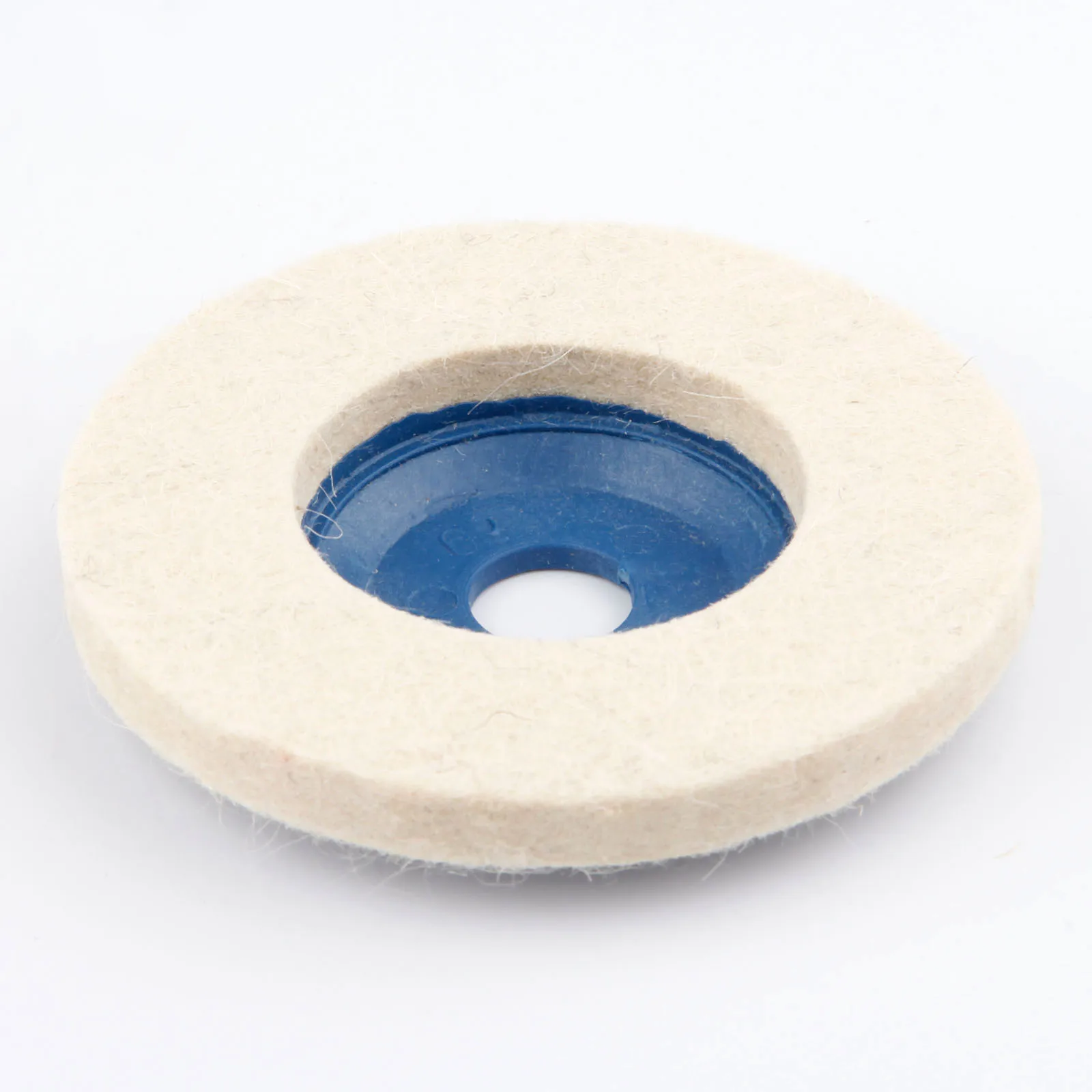 1x 100mm Wool Polishing Wheel Buffing Pads Angle Grinder Wheel Felt Polishing Disc Polisher For Ceramic Metal Glass Plastic