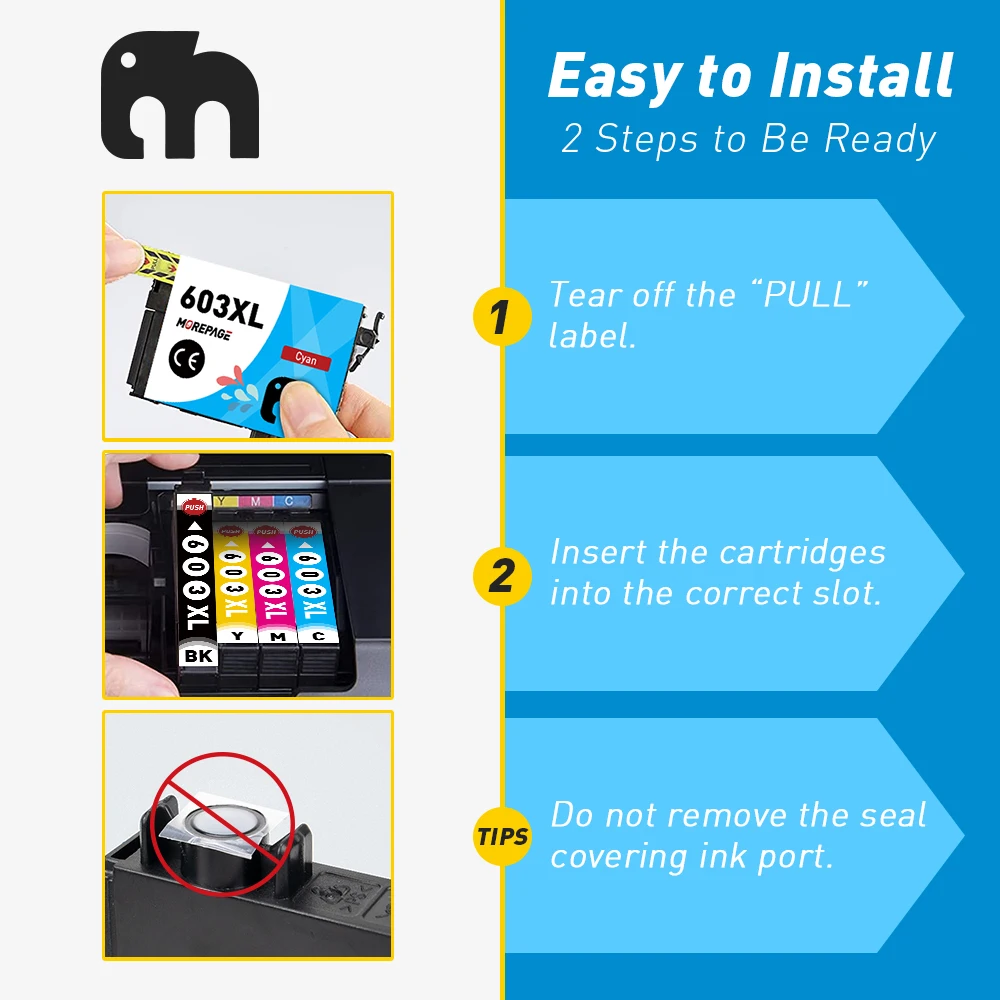 3-10 sztuk 603 XL kompatybilny dla Epson 603XL E603 T603 dla XP-2100 XP-3100 WF-2810 XP-3105 XP-4100 XP-4105 WF-2830 XP-2105 drukarki