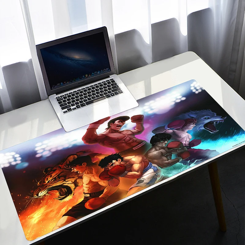 Anime Hajime no ippo Mouse Pad Gamer Girl Desk Mat XL Office Computer Accessories Table Pads Gaming Keyboard Mousepad 900x400