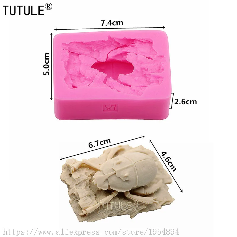 Рисунок 2 - Форма «божья коровка» Полимерная глина смола