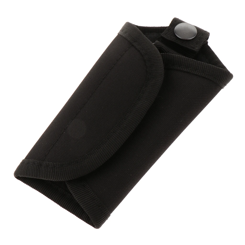 Black Silent Key Holder Key Bag Pouch Case with  Closure