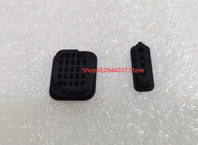 Cubierta de conector de mango de batería para Panasonic DMC-GH3 GH4, fuselaje de cuero, cubierta de enchufe de cuero