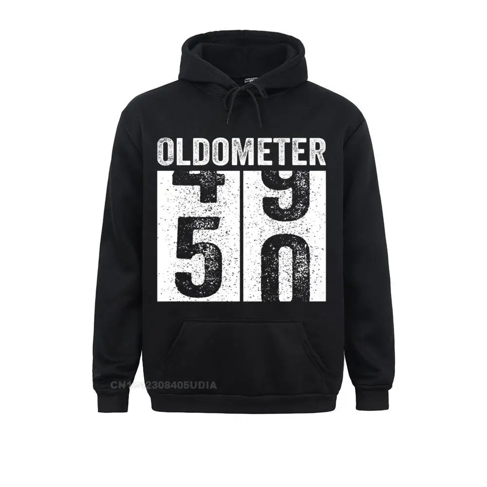 Customized Oldometer 49-50 Shirt 50th Birthday Funny Gift Premium Hoodie Women Sweatshirts Faddish Hoodies Sportswears