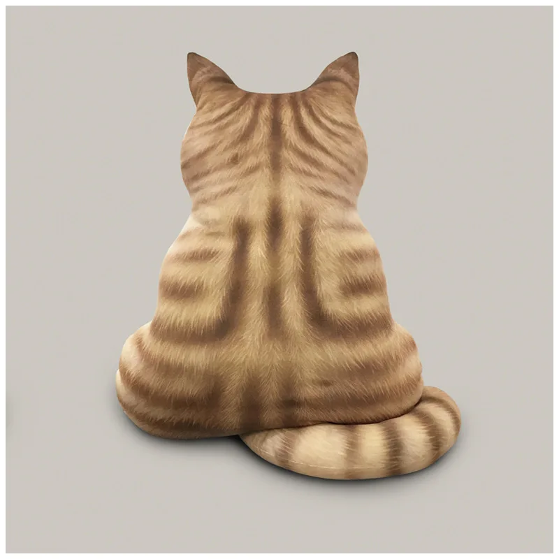 Jouet en peluche animal chat féerique, modèle original 3D image de chat, poupée cadeau pour fille