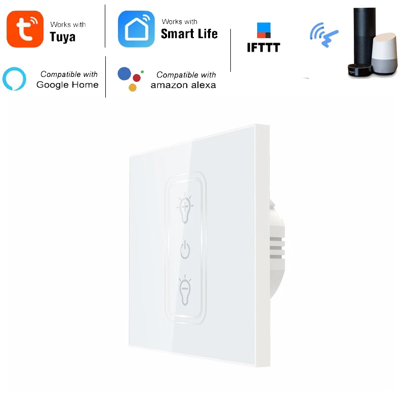 NEO Coolcam Wifi Dimmer Switch Smart Touch Light Switch Bulb Dimmer Work With Alexa Google Home Assistant