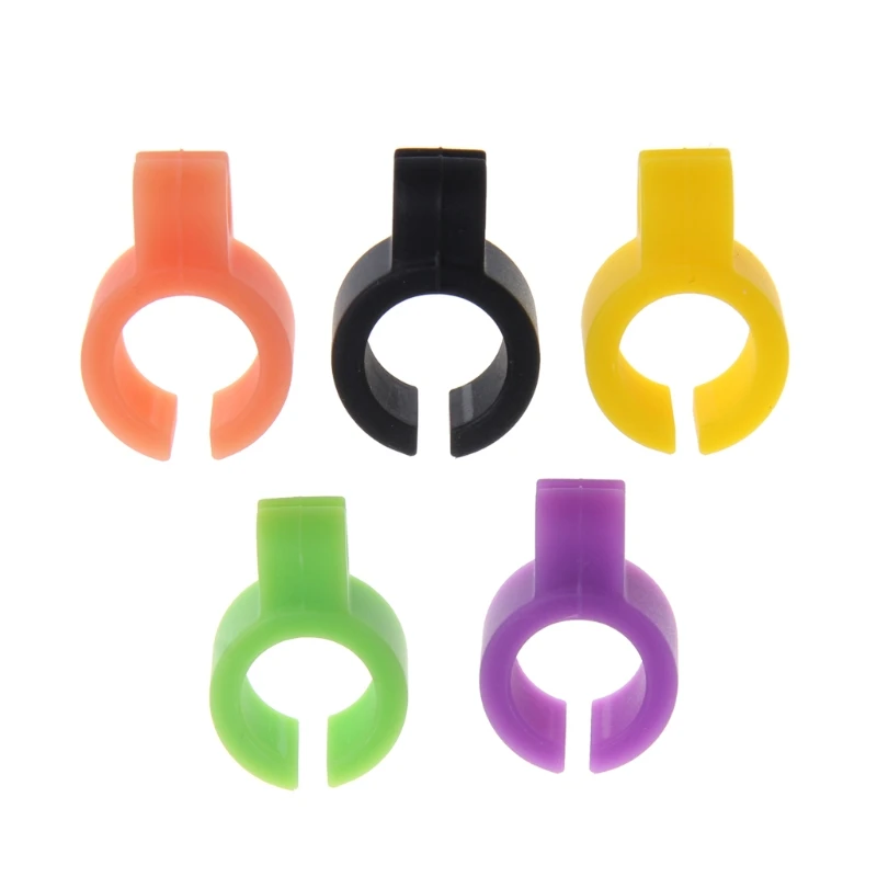 5pcs Silicone Cigarette Holder Ring for Smoker Hands For Console PC Gamers F3MF