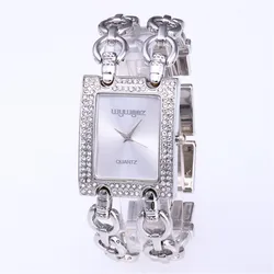 Esfera de diamante Simple de lujo para mujer, relojes de pulsera de cuarzo para mujer, correa de pulsera de oro rosa, reloj femenino, regalo de moda, calidades