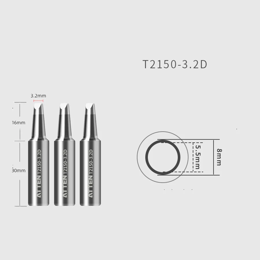 Original ATTEN ST2150 ST-2150 ST2150D ST-2150D Soldering Iron Tip Welding Replace Tips Repair Accessories