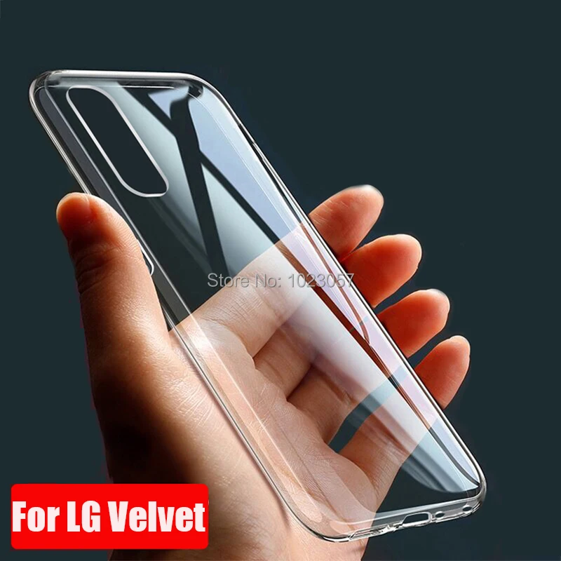 Case For LG Velvet Ultra Thin Soft Clear TPU Cover Case  for LG Velvet 5G LM-G900N LM-G900E Couqe