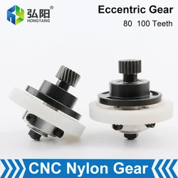 Gear Nylon Wheel 80 Teeth 100 Teeth Straight Tooth Eccentric Gear Rack And Pinion Belt Synchronous Wheel CNC Transmission Parts