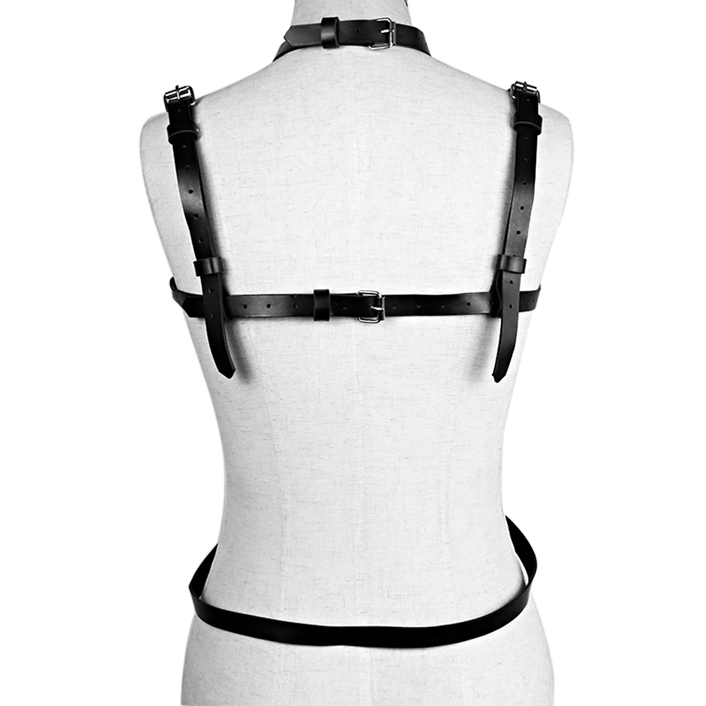 Ckmorls Sexy Harajuku Bretels Bdsm Fetish Vrouwen Jarretellegordel Harnas Lederen Verstelbare Tops Body Bondage Riemen Riemen