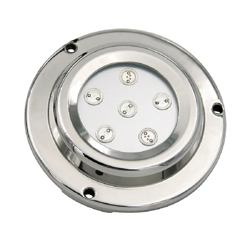 12-28V 6W 316 Stainless Steel Boat Marine Underwater Led Sea Water Yacht Submarine Light TP-UD89-6W