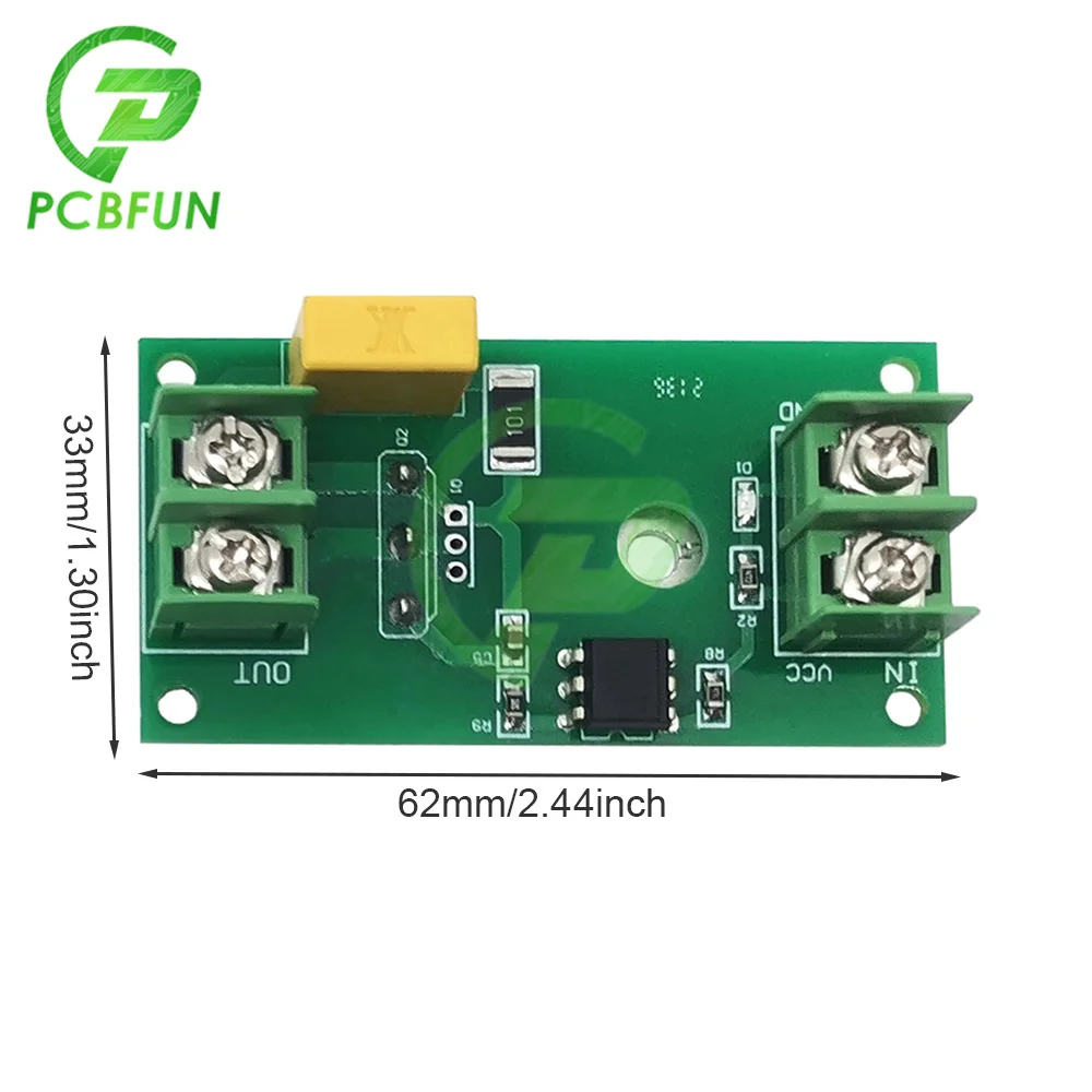 DC 3-24V 40A 1 Channel SCR Solid State Relay Switch Module Optocoupler Isolation MOS Transistor Output