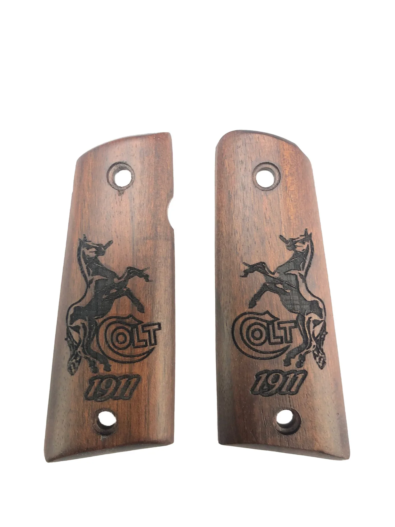 Colt 1911 Colt Logo Laser Cut Wooden Grip