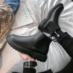 Men's Non Slip Boots 2021 Men's Winter Shoes Chelsea High Quality Tool Boots England Multifunctional Thick Soled Chelsea Boots
