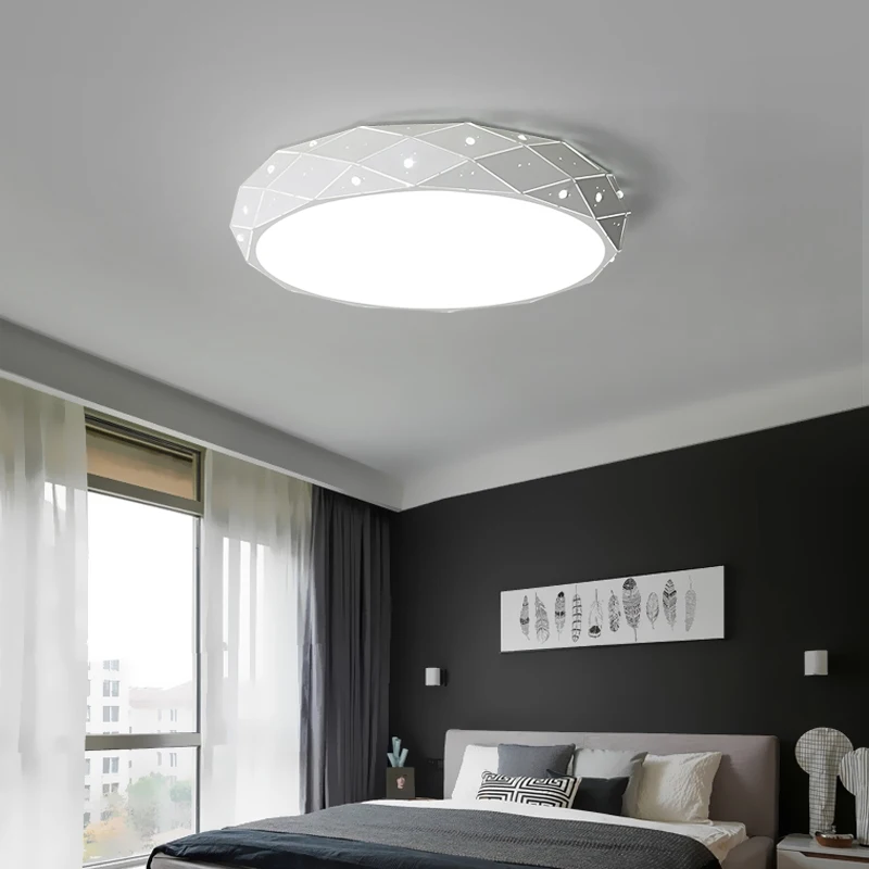 Iron Chandelier Lights For Child Bedroom Living Room Dimmable With Remote Control Luminaria Luminaire AC85-260V Indoor Fixtures