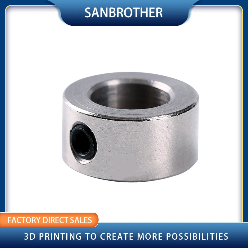 Collar de bloqueo de fuente óptica T8, tornillo de bloqueo, anillo de bloqueo, bloque de bloqueo, columna de aislamiento de 5mm/6mm/8mm para impresora 3D CNC, 5 uds.