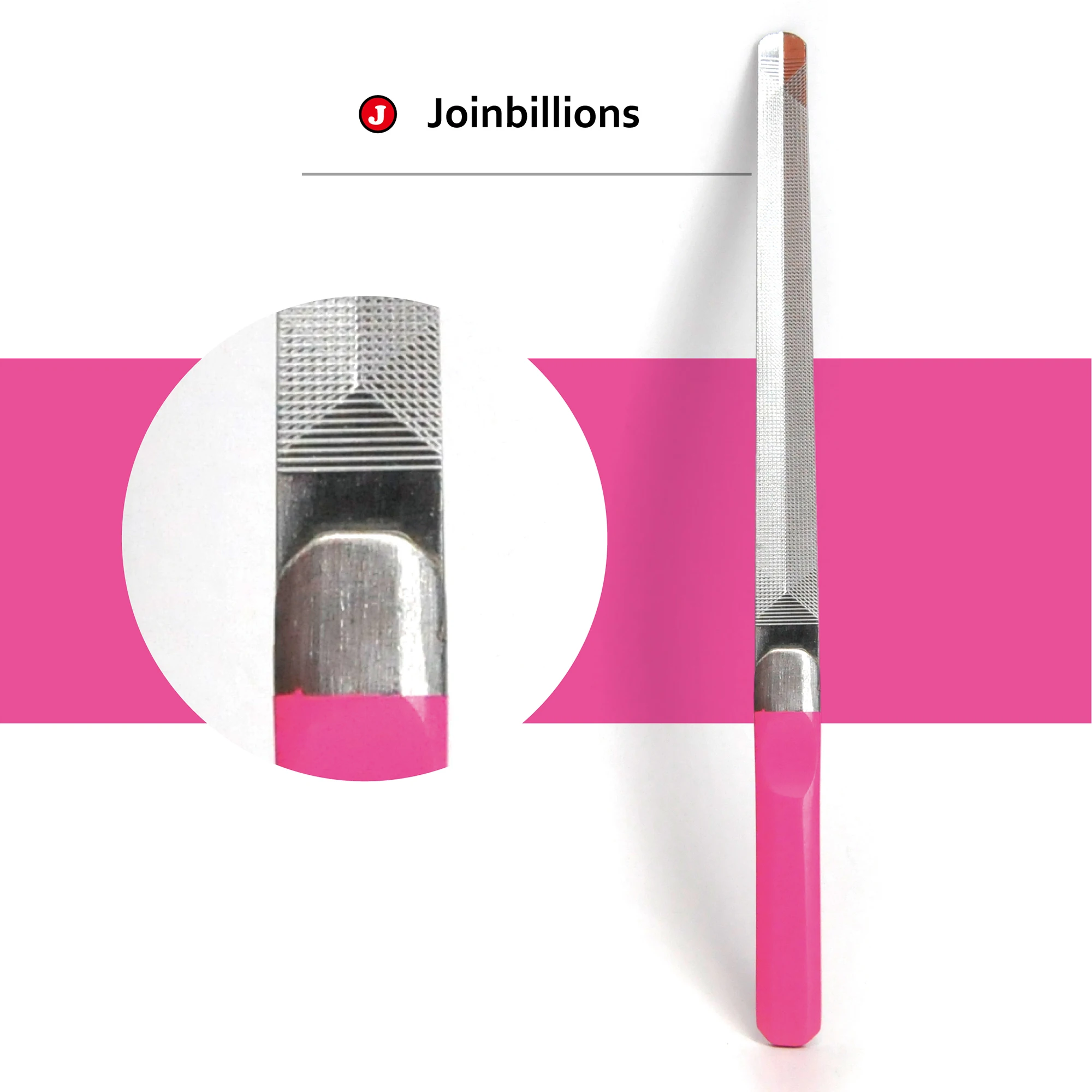 

V Shape Designed Stainless Steel Nail File Double Sided Manicure Pedicure Care Metal Tools